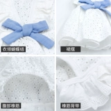 Летняя юбка, платье, летний хлопковый тонкий наряд маленькой принцессы