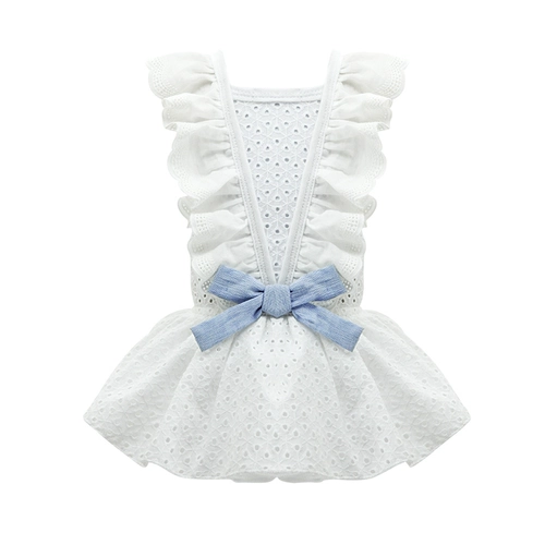 Летняя юбка, платье, летний хлопковый тонкий наряд маленькой принцессы