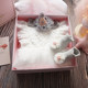 Full moon baby clothes princess newborn gift box set net red female baby spring and autumn dress one-year-old gift