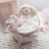 Bộ váy công chúa cho bé sơ sinh trăng tròn để gửi quà tặng cho bé gái mùa hè quần áo cotton cung cấp đồ chơi set hộp quà tặng sơ sinh dành cho bé yêu Bộ quà tặng em bé