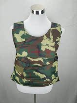 Wuxia camouflage three-level bulletproof tactical vest Competition army fan CS duty stab-proof suit Kevlar PE protective vest