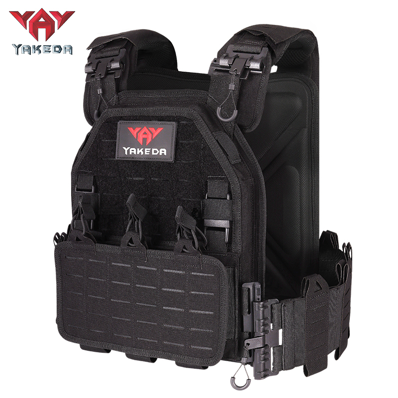 Yakoda Tactical Vest Laser Quick-Release Ultra-Light Breathable Vest Black 6094 Soft Cs Lightweight Equipment Yakoda Tactical Vest Laser Quick-Release Ultra-Light Breathable Vest Black 6094 Soft Cs Lightweight Equipment