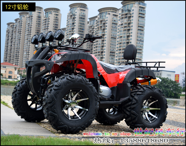 Big Bull 4 4WD 4 Bánh Xe Motocross Điện ATV Tất Cả Các Địa Hình Chain Shaft Truyền Tự Động ATV