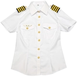 Авиационная униформа, рубашка Air China, униформа, женская рубашка капитана, одежда стюардессы с короткими рукавами, женская форма пилота с погонами