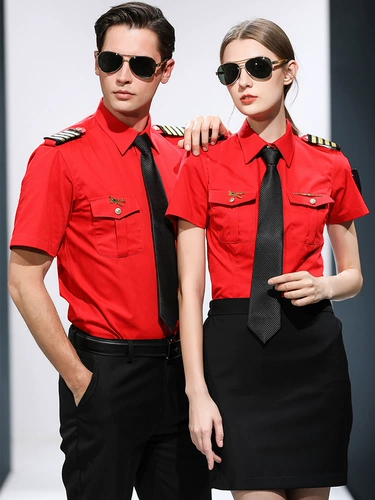 Униформа для работы, комплект для школьников, летняя форма, короткий рукав