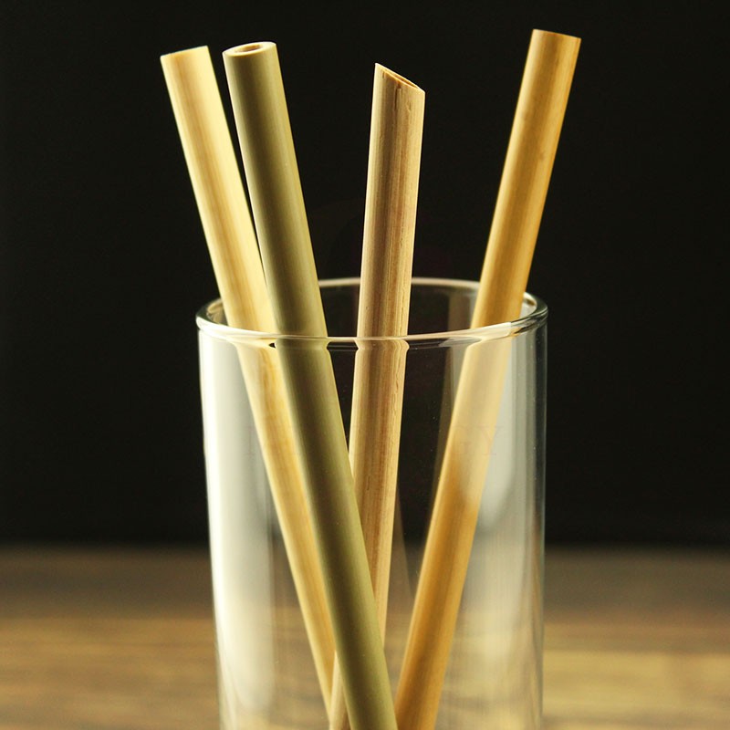 Wine Surgery Bamboo Straws Natural Eco-friendly Straws Bar Cocktails Straws Creative Disposable Drinks Decorative Straws