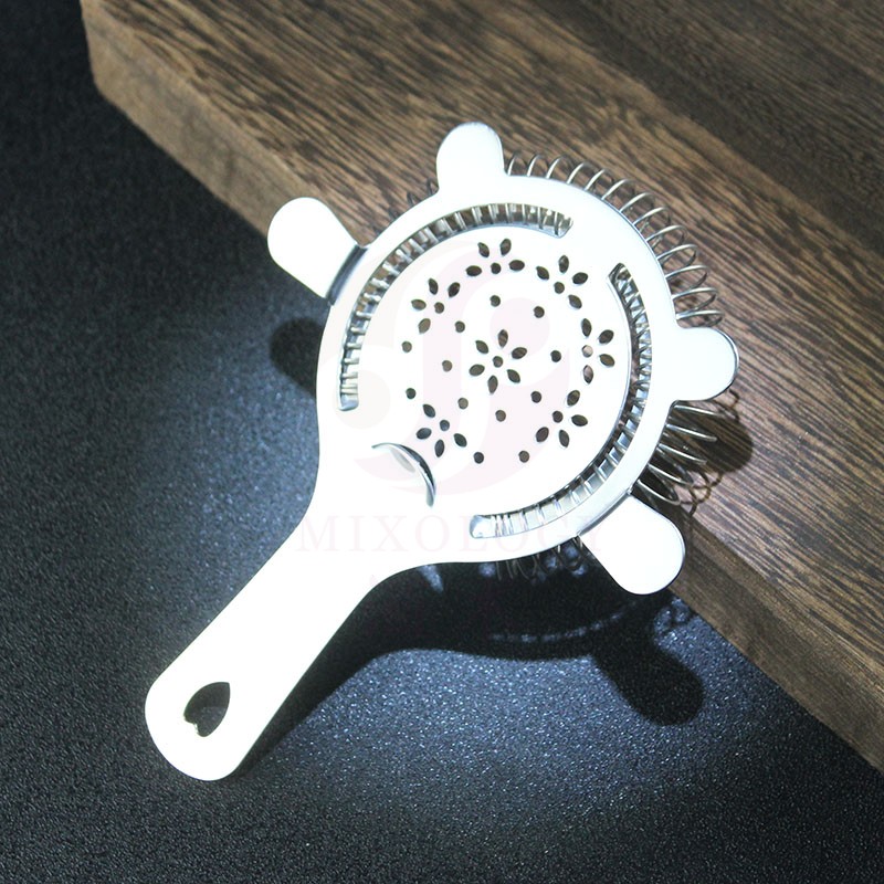 Wine Surgery Stainless Steel Four Feet Filter Ice thickened Wine Filter Strainer strainer Cocktail Filter-Taobao
