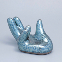 37 Jianyang Jianzang Tea Darling Iron Tire Hundred Flowers Buddha Hand Tea Leakage Shelf Owners Cup of Tea Tea Tea Cup Kung Fu Kung Fu Accessories