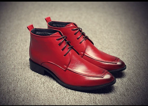 Giày nam mới Phiên bản Hàn Quốc của xu hướng giày Anh retro Martin ủng Giày cao cổ nam bằng da giầy nam lv chính hãng