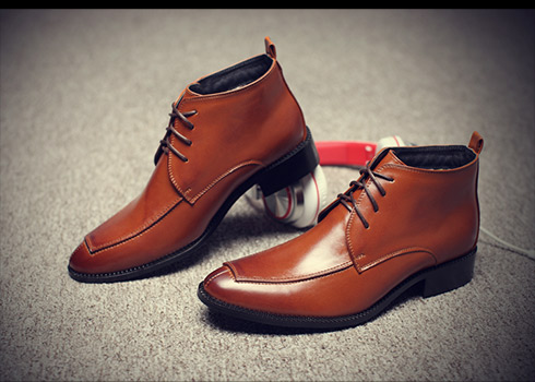 Giày nam mới Phiên bản Hàn Quốc của xu hướng giày Anh retro Martin ủng Giày cao cổ nam bằng da giầy sneaker
