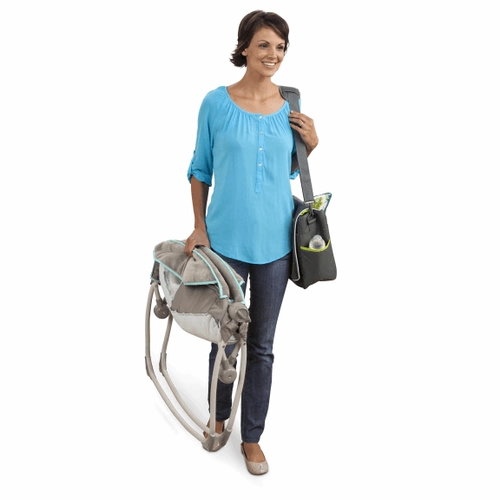 Оригинальная успокаивающая качалка, детская колыбель, музыкальное складное звездное небо, США