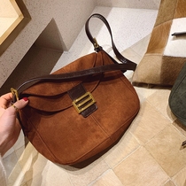 ITSK bag women's 2021 new fashion Joker shoulder messenger bag ins retro large-capacity underarm bag