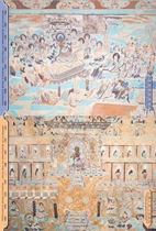 Dunhuang mural Hong Kong postage postcards 4 sets of new sets