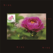 Personalized 23 flowers peonies extreme pieces single piece postmark of Luoyang Peony Scenery on non-first day of sale