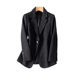 ການຂາຍຈາກໂຮງງານ commuting one-button slim fit herringbone woolen suit simple slim slim long-sleeved jacket for women winter