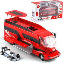 Simulation RV luxury travel CAR childrens toy car model return alloy car model boy toy gift