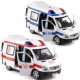 Mô phỏng xe cứu thương trẻ em 120 xe cảnh sát Jingdong express van kim loại mô phỏng xe mô hình đồ chơi - Chế độ tĩnh do choi tre em