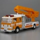 Tiado American Fire Truck Ladder Truck Alloy Model Model Phiên bản âm thanh và ánh sáng Kéo lại đồ chơi xe hơi - Chế độ tĩnh