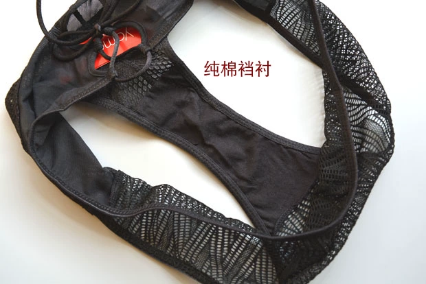 Ý Ya ** mông đẹp gợi cảm thiết kế áp phích hông và hông nửa hông thấp eo hẹp tam giác đồ lót của phụ nữ M / L / XL - Tam giác quần xì lót