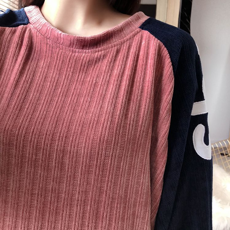 Váy ngủ nữ dài phần mùa thu và mùa đông dài tay phiên bản Hàn Quốc của các cô gái đơn giản cộng với áo len sinh viên chất béo cashmere. - Đêm đầm váy ngủ dài tay