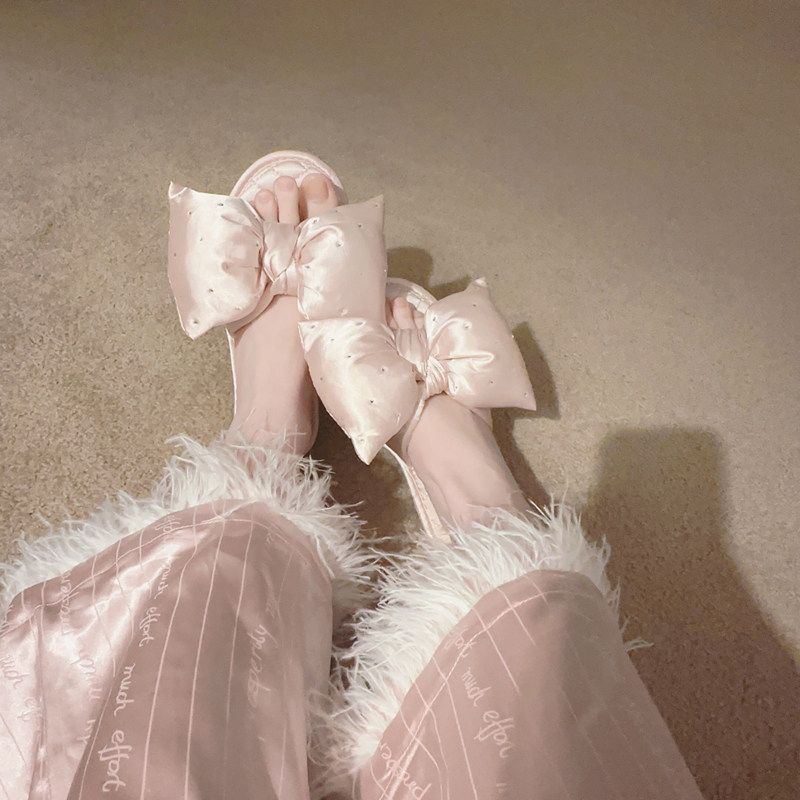 Western-style princess-style French home slippers for women, spring and summer, indoor non-slip, all-season soft-soled autumn and winter home slippers