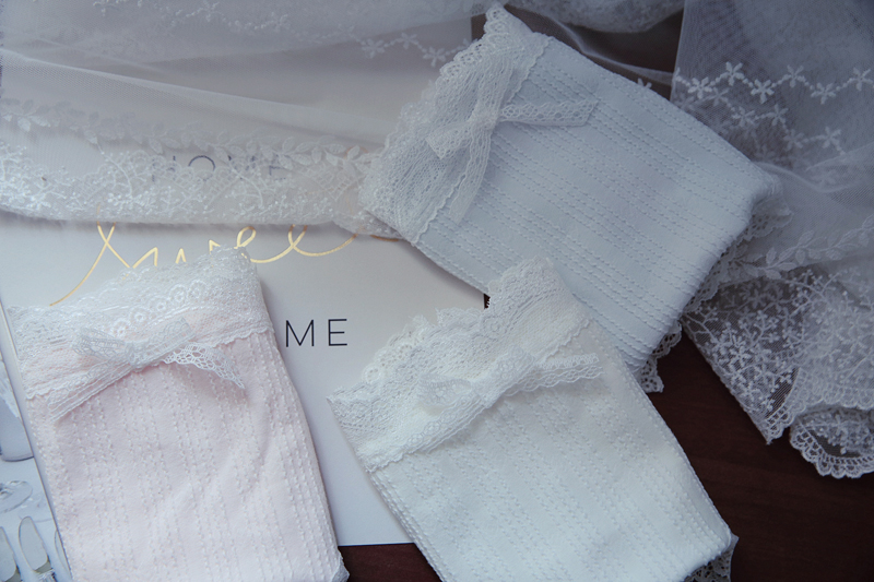 Mới gợi ý mềm mại ~ bé cảm giác sườn dọc nơ bằng vải cotton thắt lưng tam giác do lot nu