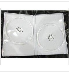Raw milky white single box, double disc, high-end CD box, good choice for inserts to protect CDs