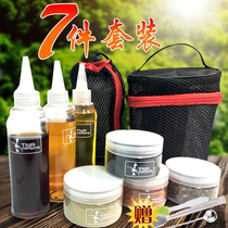 Outdoor spice bottle set portable barbecue seasoning tank camping seasoning box picnic seasoning jar Picnic plastic