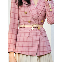 Women's Chengjian apricot fashion versatile belt belt women's simple business attire suit trousers accessories belt