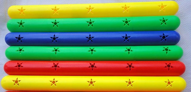 Children's fitness sporting goods plastic sound gymnastics stick*plastic gymnastics stick*fitness sound baton