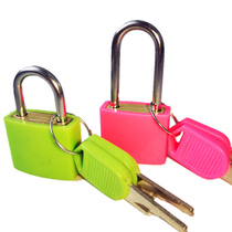 Color padlock Universal mini lock Candy color bedroom bag door drawer small lock Molded case cartoon padlock