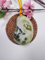 Shaanxi Lantian Jade Natural Emerald Colorful Jade Raw Stone Hand-operated Collection Stone Origin