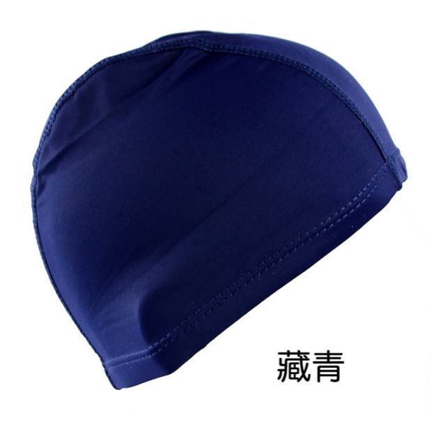 Bể bơi người lớn nam và nữ nói chung thời trang bảo vệ tai bằng vải nylon màu rắn màu sáng mũ bơi tóc dài áp dụng nón bơi trẻ em