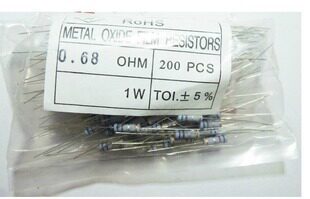 (Home Appliances Maintenance Accessories) New Original Loaded Carbon Film Resistance 1W 1W 68 0 68 Assault Pack 100 = 6 Yuan