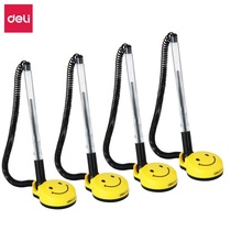 Deli 6793 Sticky gel pen Smile pattern desk pen 0 5mm water pen counter writing pen