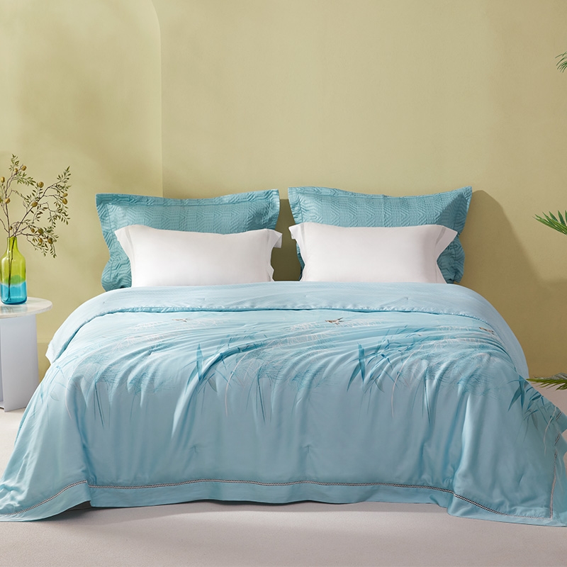 Mengjie Lanzhihua Haochen Tiansi summer cool air conditioner quilt new luxury enjoyment m craftsman silk pure mulberry silk washed summer cool quilt