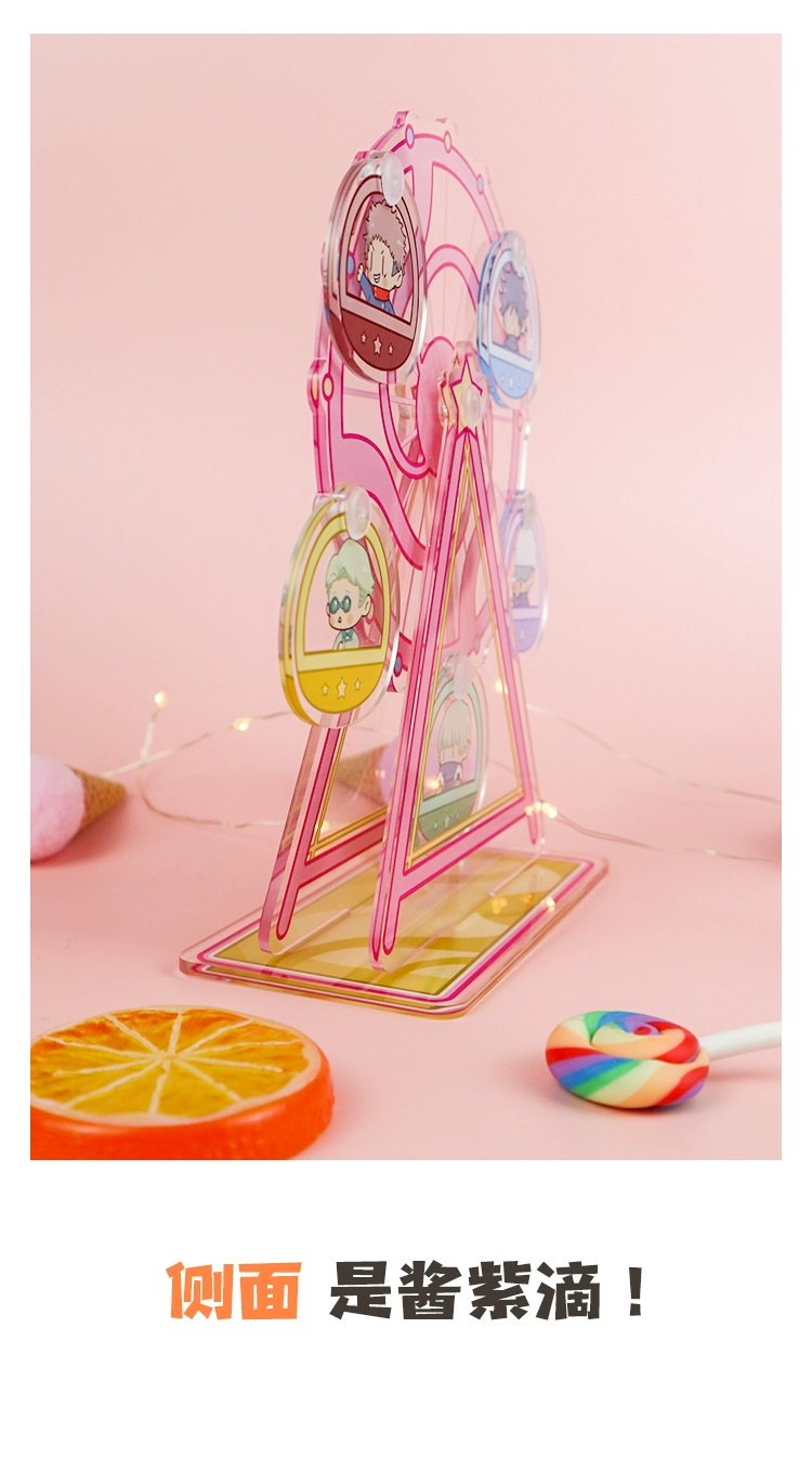RANMO Anime Jujutsu Kaisen Itadori Yuji Gojo Satoru Inumaki Toge Rotatable Ferris Wheel Desktop Decor Stand Model Plate Toy Cosplay -Zentai shop online O1CN01kF7TCC27J04bgmsP9 !!129097775.jpg