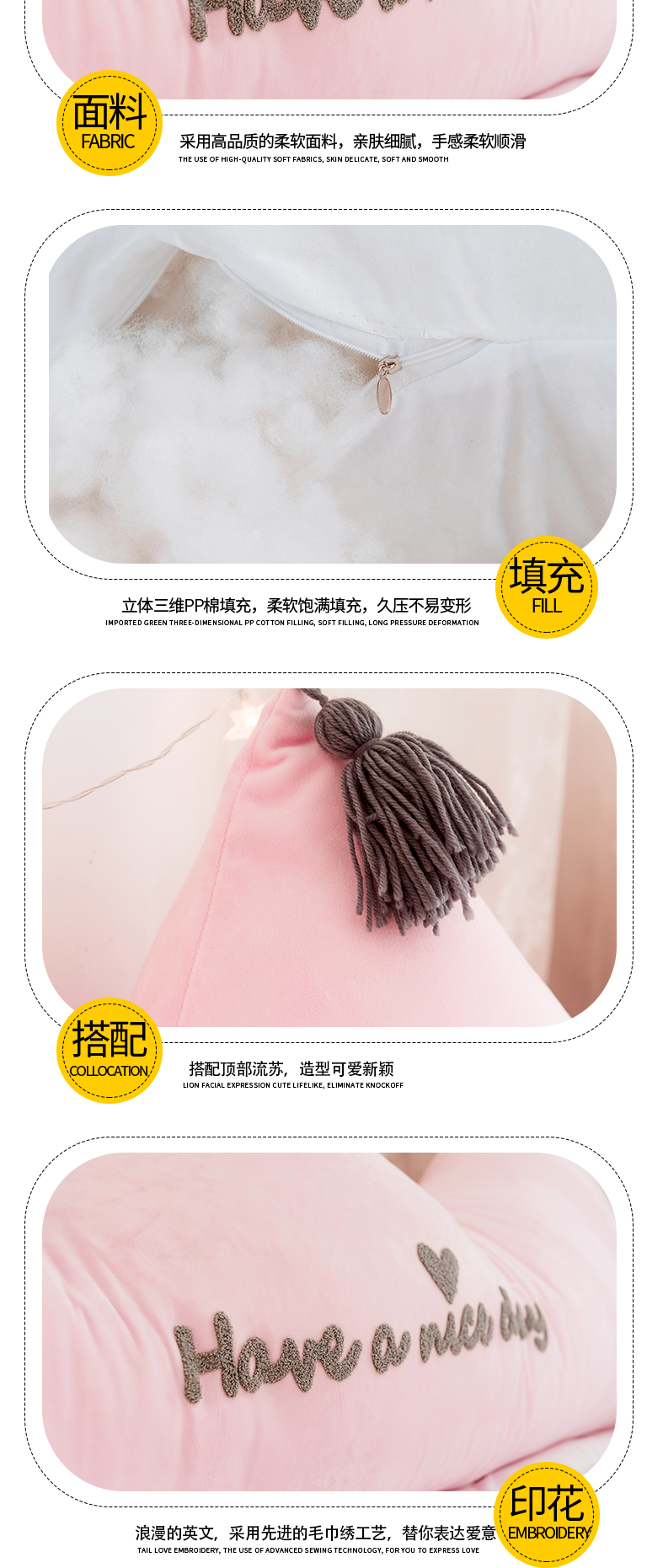 INS đơn giản vương miện lớn trở lại đệm giường bông mềm túi công chúa gió có thể giặt gối giường trở lại - Trở lại đệm / Bolsters ghế sofa tựa lưng