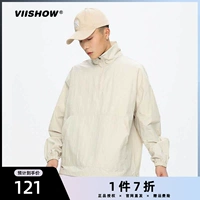 VIISHOW Tide, мужская весенняя куртка с молнией, модель весна 2022 года, на молнии, оверсайз
