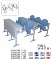 Multimedia public desks and chairs Fixed ladder Classroom desks and chairs Conference rooms Lecture hall College students conference chairs