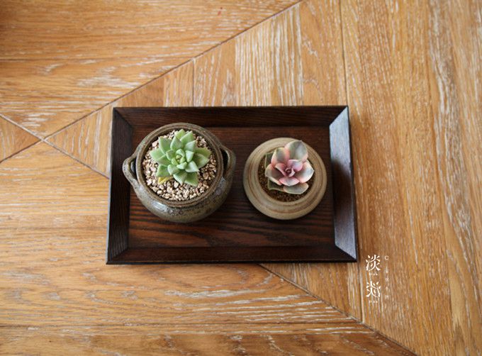 Cửa hàng tạp hóa Zakka vát tấm gỗ Tấm trái cây - Tấm khay trà gỗ giá rẻ