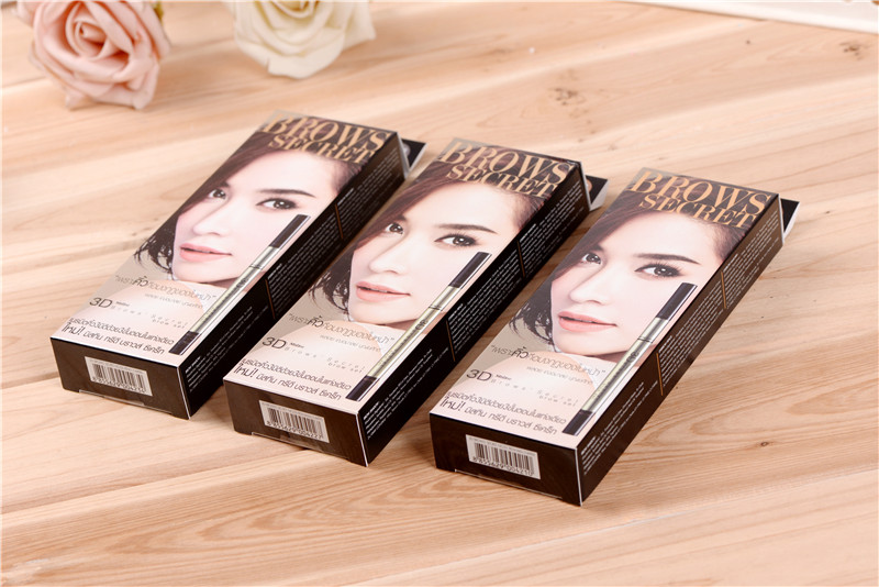 Thái Lan Mistine3D lông mày bút chì bột lông mày kem ba chiều ba trong một không thấm nước và mồ hôi chì innisfree