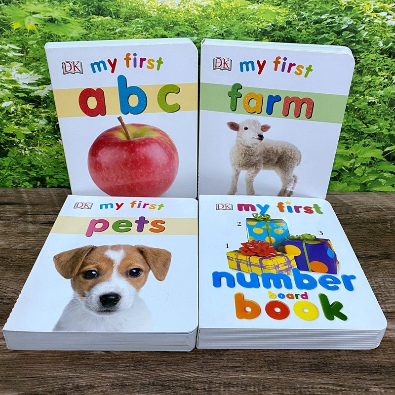 Tong Mengmeng recommended English baby enlightenment early to teach single word plotter to tear no rotten cardboard book multiple of neutral