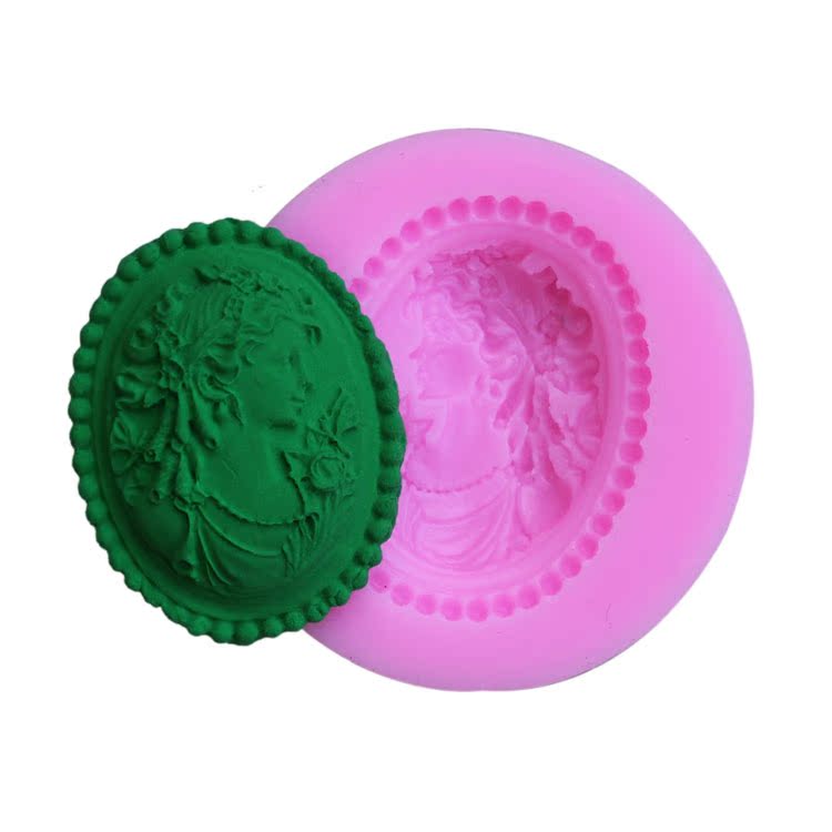 Nhà máy trực tiếp silicone DIY chân dung ba chiều fondant silicone khuôn lỏng silicone khuôn mềm gốm thủ công vải xà phòng các loại khuôn làm bánh