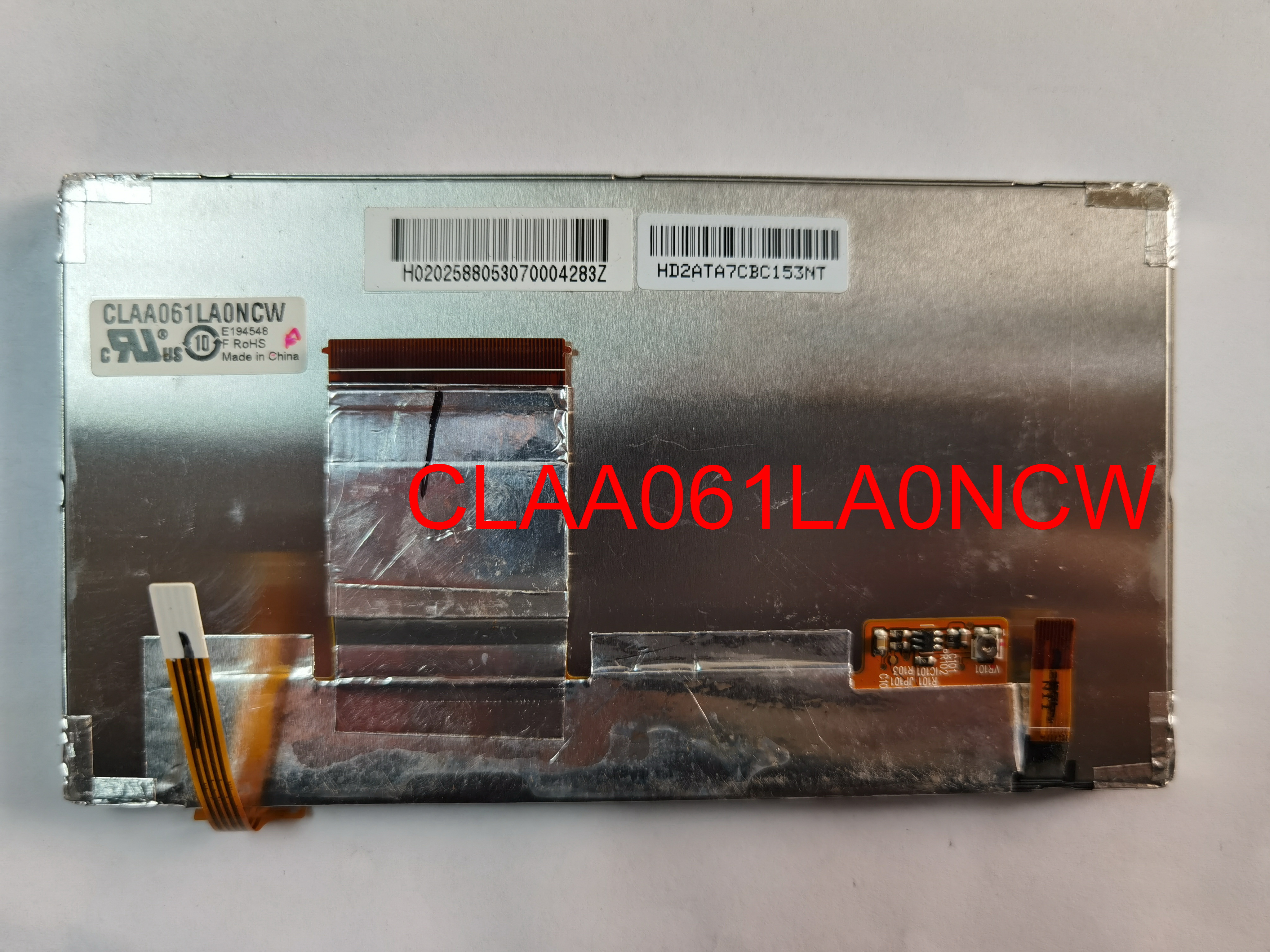 Car DVD Navigation China 6 1 "LCD Screen CLAA061LA0NCW Internal and External Touch Screen