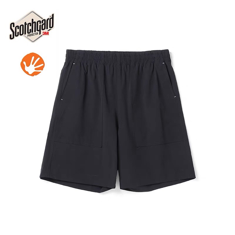 Riskrider Casual Wide-Leg Shorts Elastic Waistband Four-Way Stretch Antibacterial Quick-Drying Fabric R2477-1 Riskrider Casual Wide-Leg Shorts Elastic Waistband Four-Way Stretch Antibacterial Quick-Drying Fabric R2477-1