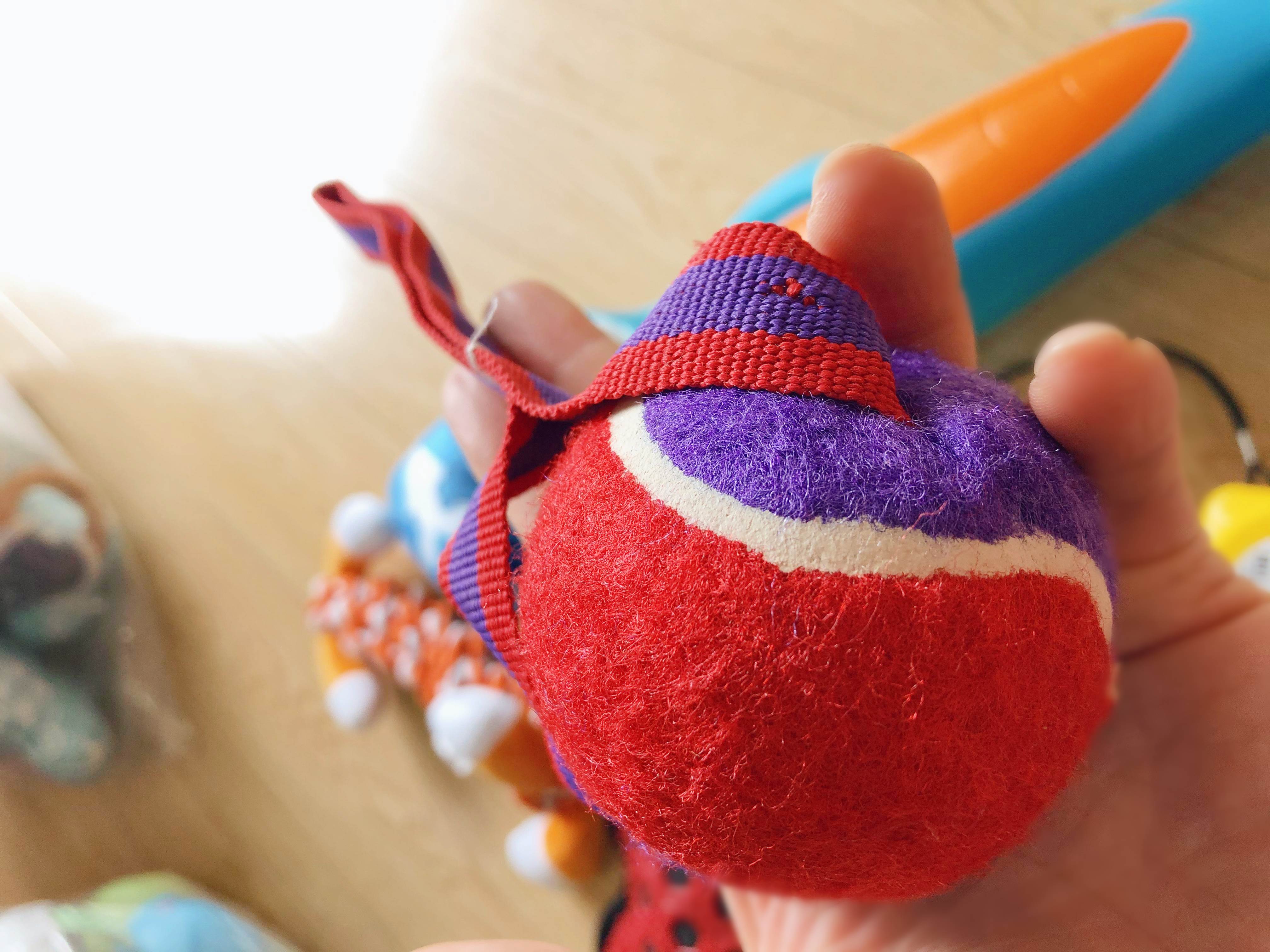 Foreign Trade Europe And Europe Single Pet Toy Dog Toy Pull Rope Softball Outdoor Training Dogs Interactive Play Defense Dirty