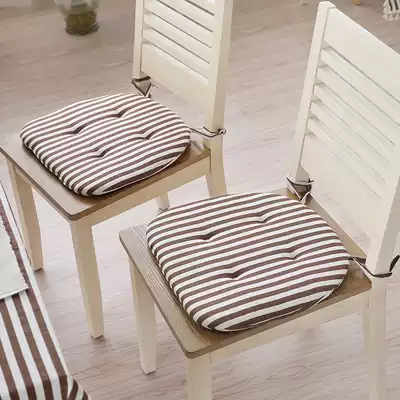 Dining chair cushion small cushion female student male dormitory classroom stool chair cushion home cushion belt strap butt cushion