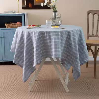Literature and Art Japanese Square Cotton Tablecloth hipster Nordic Tablecloth Round Table Rectangular Coffee Table Cover