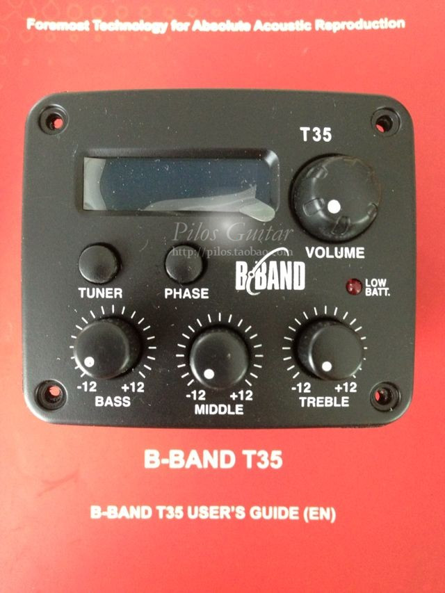 Finland B-BAND T35 three-stage balanced tuning acoustic electric box Folk acoustic guitar pickup